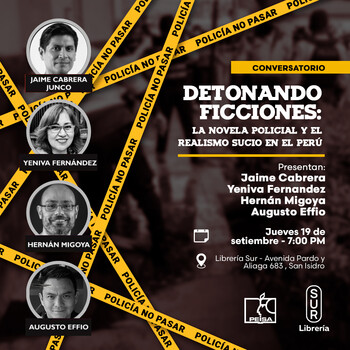 Conversatorio: Detonando ficciones | Jueves 19 de setiembre - 07:00 pm