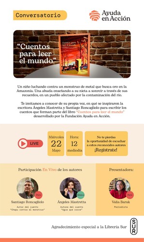 Conversatorio: Cuentos para leer el mundo | Miércoles 22 de mayo - 12:00 mediodía